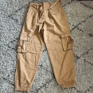 Forever 21 Camel Cargo Jeans